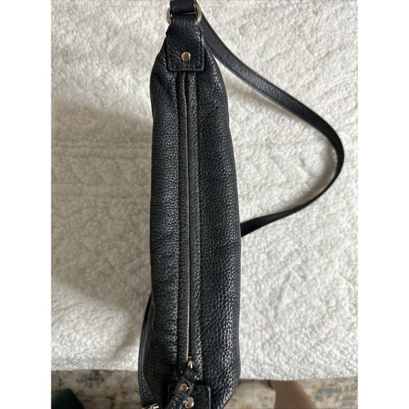 Kate Spade Black Pebbled Leather Handbag Crossbody - Picture 10 of 10